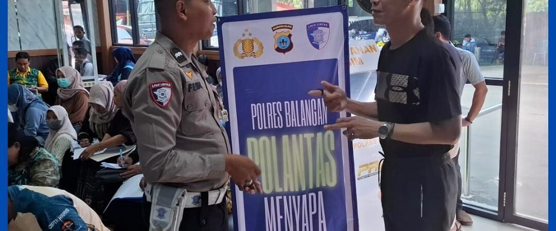 “Lewat Program ‘Polantas Menyapa’, Satlantas Polres Balangan Sosialisasikan Layanan Regident”