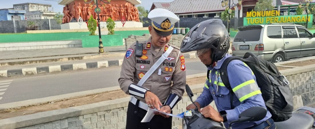 Polantas Menyapa, Wujud Pelayanan Humanis di Bidang Regident Satpas dan Samsat Polres Balangan