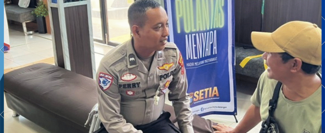 Sat Lantas Polres Balangan Gelar Polantas Menyapa di Bidang Regident