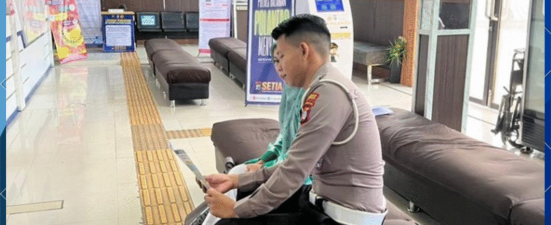 Sat Lantas Polres Balangan Gelar Polantas Menyapa di Bidang Regident
