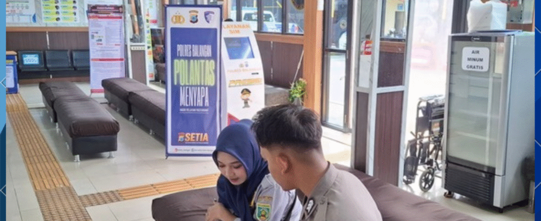 Sat Lantas Polres Balangan Gelar Kegiatan “Polantas Menyapa” di Bidang Regident