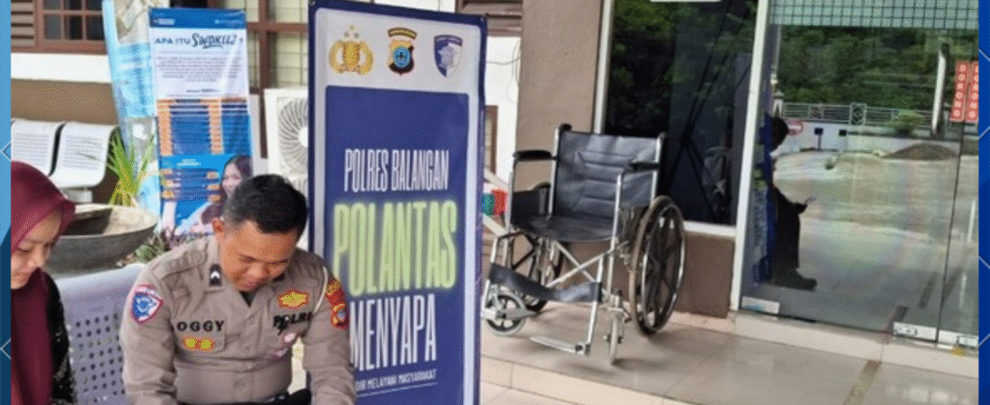 Sat Lantas Polres Balangan Gelar Kegiatan Polantas Menyapa di Samsat Paringin