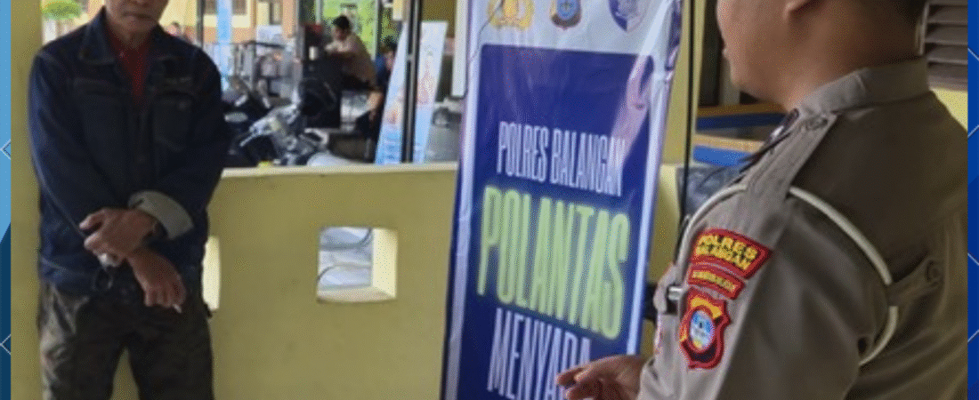 Sat Lantas Polres Balangan Gelar Polantas Menyapa di Samsat Paringin