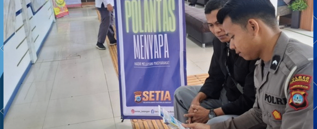 Sat Lantas Polres Balangan Gelar Kegiatan “Polantas Menyapa” di Samsat Paringin
