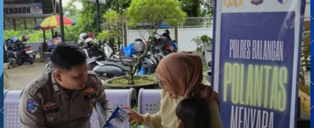 Sat Lantas Polres Balangan Gelar Polantas Menyapa di Samsat Paringin