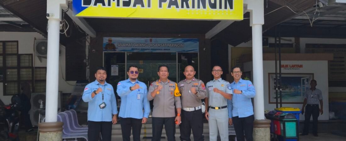 Kapolres Balangan Lakukan Pengecekan dan Peninjauan Kantor UPPD Samsat Paringin