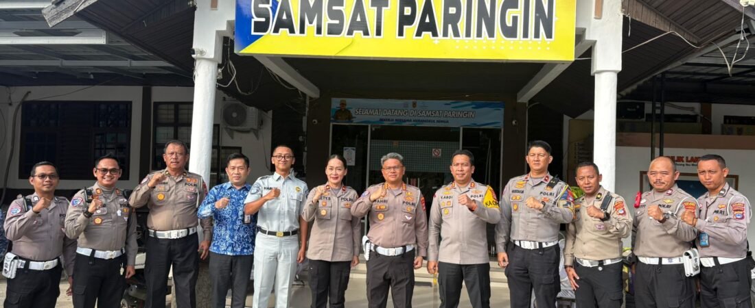 Dirlantas Polda Kalsel Supervisi Layanan Samsat dan Satpas Polres Balangan