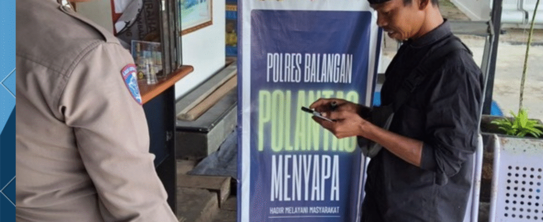 Sat Lantas Polres Balangan Gelar Kegiatan Polantas Menyapa di Bidang Regident