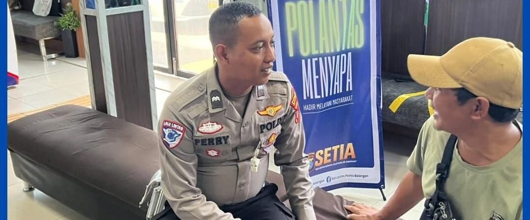 Polantas Menyapa Regident, Sat Lantas Polres Balangan Hadirkan Pelayanan Humanis dan Solutif