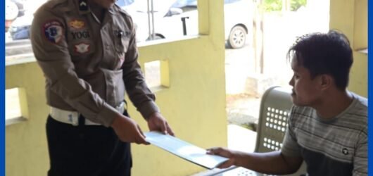 Sat Lantas Polres Balangan Gelar “Polantas Menyapa” di Samsat Paringin