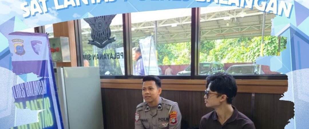 Sat Lantas Polres Balangan Gelar “Polantas Menyapa” di Bidang Regident