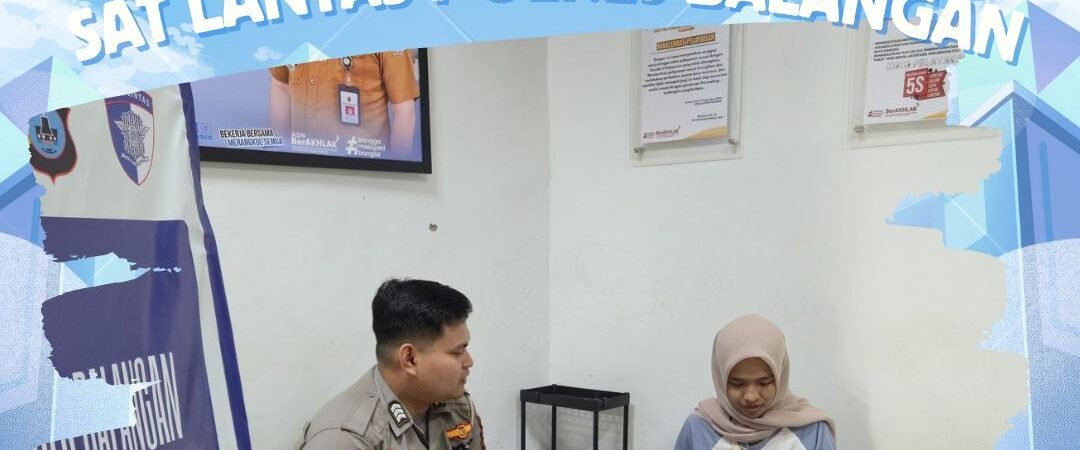 Sat Lantas Polres Balangan Gelar Kegiatan “Polantas Menyapa” di Bidang Regident