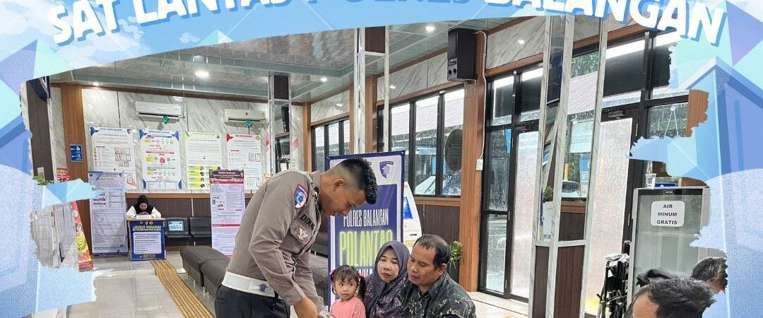 Polantas Menyapa, Sat Lantas Polres Balangan Sosialisasikan Pelayanan Regident kepada Masyarakat