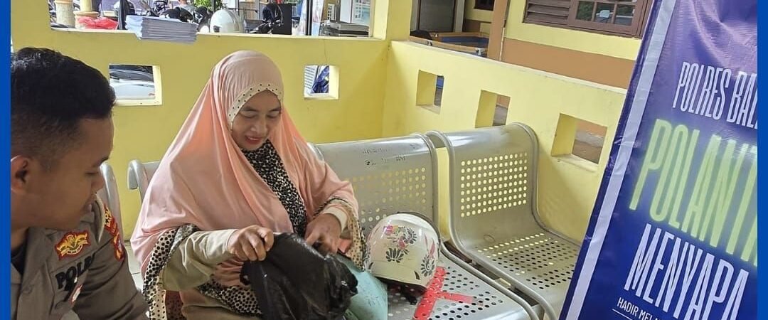 SAT LANTAS POLRES BALANGAN GELAR KEGIATAN POLANTAS MENYAPA DI BIDANG REGIDENT