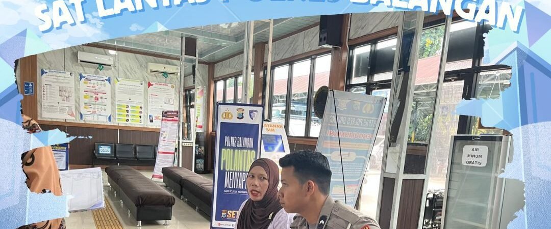 POLANTAS MENYAPA, SAT LANTAS POLRES BALANGAN TINGKATKAN PELAYANAN REGIDENT KEPADA MASYARAKAT