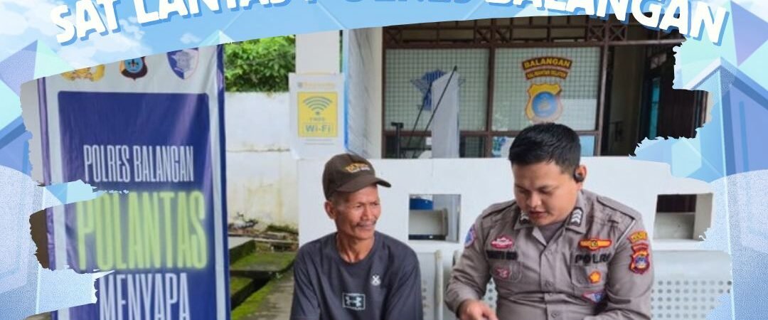 Polantas Menyapa, Sat Lantas Polres Balangan Berikan Edukasi Regident di Samsat Paringin