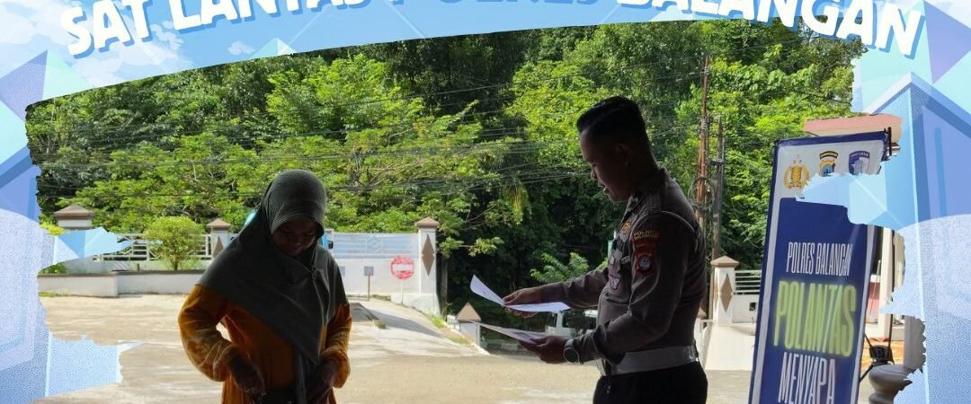 Polantas Balangan Gelar “Polantas Menyapa” di Bidang Regident