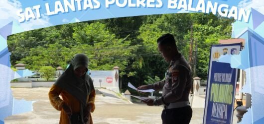 Polantas Balangan Gelar “Polantas Menyapa” di Bidang Regident