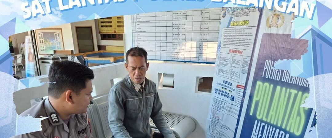 **Polantas Menyapa, Sat Lantas Polres Balangan Edukasi Masyarakat di Bidang Regident**