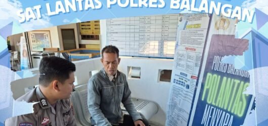 **Polantas Menyapa, Sat Lantas Polres Balangan Edukasi Masyarakat di Bidang Regident**
