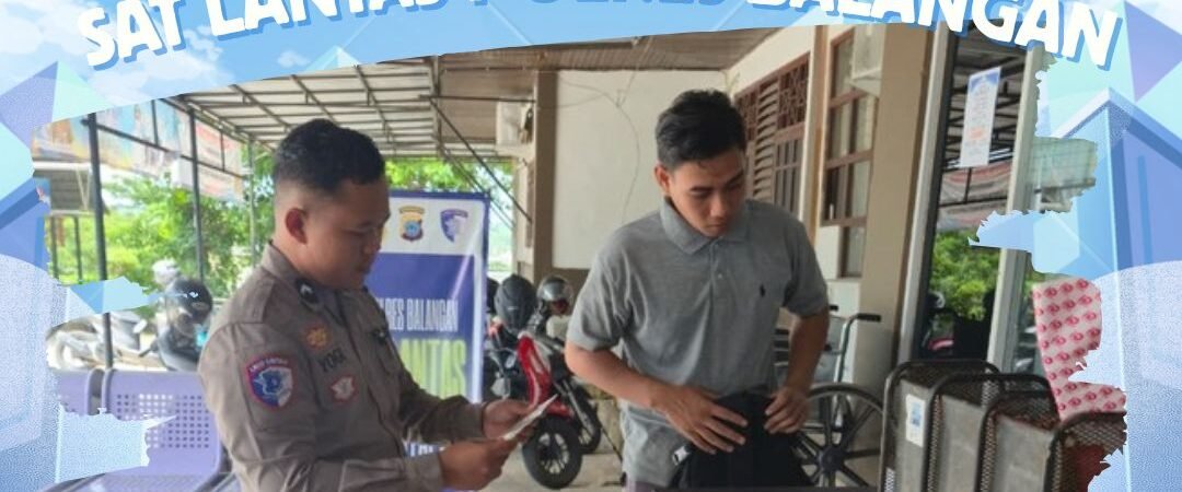 Polantas Menyapa, Sat Lantas Polres Balangan Tingkatkan Pelayanan Regident kepada Masyarakat