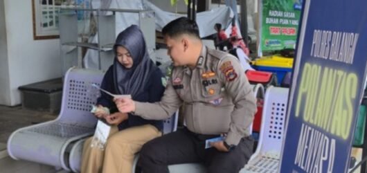 Sat Lantas Polres Balangan Intensifkan Edukasi Pelayanan Regident Melalui Program Polantas Menyapa