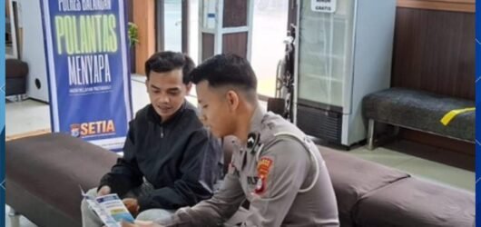 POLANTAS MENYAPA, SAT LANTAS POLRES BALANGAN HADIRKAN PELAYANAN REGIDENT YANG HUMANIS DAN EDUKATIF