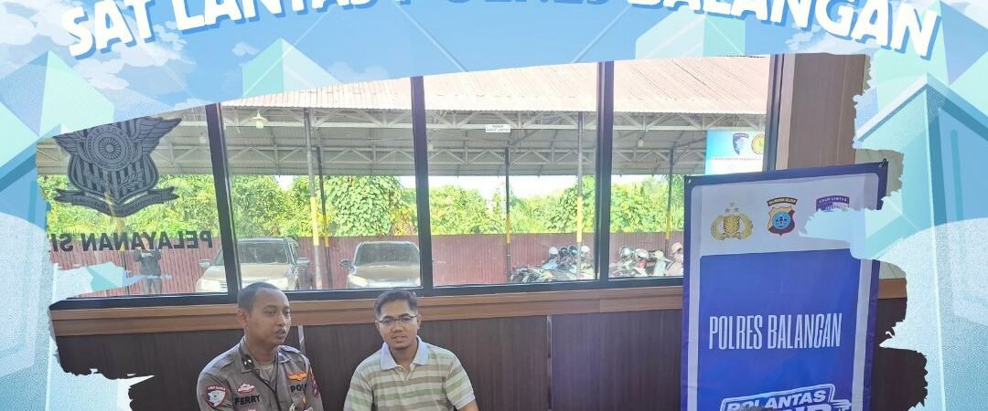POLANTAS KARIB SAT LANTAS POLRES BALANGAN HADIRKAN PELAYANAN REGIDENT YANG HUMANIS DAN RESPONSIF KEPADA MASYARAKAT